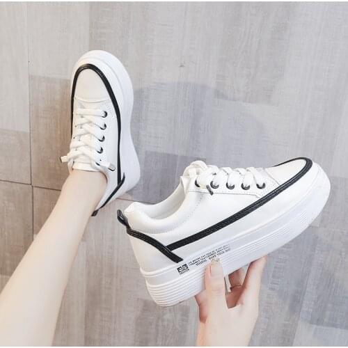 Zapatos De Mujer White Womens Single Shoes 2021 Fashion Spring and Autumn Platform Sneakers Designer Shoes Casual Sports Shoes