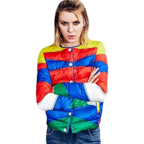 2020 Women Winter New Down Jacket O-Neck Long Sleeve Coat Female Fashion Waterproof Outerwear High Quality Slim Warm Parkas G829