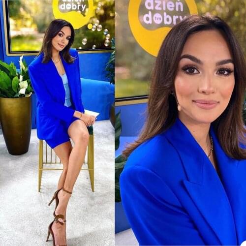 Vintage Fashion 2 Piece Outfits Women Solid Casual Blazers High Waist Suit Short Pants Lady Sets Streetwear