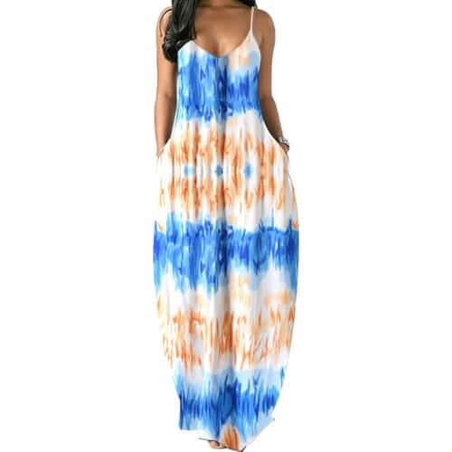 Boho Vintage Floral Print Summer Off Shoulder Midi Long Dress Party Women Casual Spaghetti Strap Beach Holiday Vestido