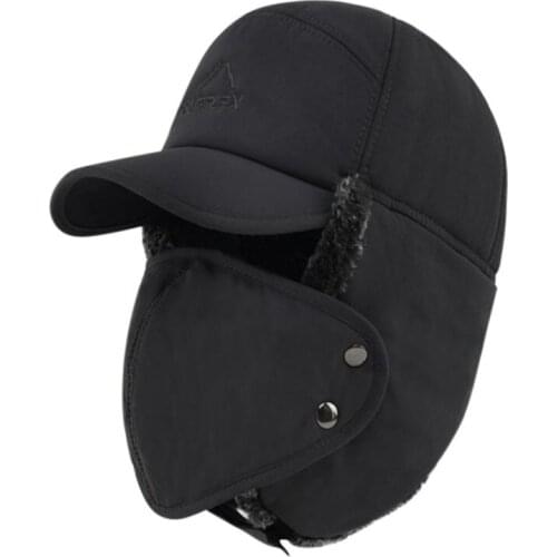 Winter Men Women Trooper Windproof Cold Resistance Hat Face Shield Ear Protection Thick Cycling Cap