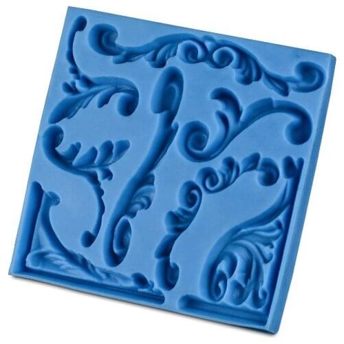 1Pcs Flower Lace Theme Chocolate Candy Jello 3D Silicone Mold Mould Cake Tools Bakeware Pastry Soap Mold D370