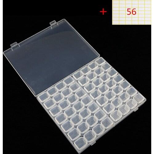 28/56 Lattices Diamond Embroidery Cross Stitching Tool 5D Diamond Painting Accessories Boxes Storage Cases Home Storage