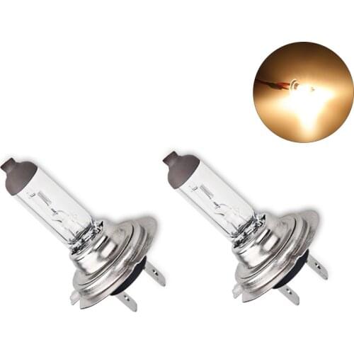 2pcs 12V 55W H7 Halogen 4300K Car Bulb Halogen White Fog Halogen Bulb Car Head Lamp Light 12V Car Light Lamp