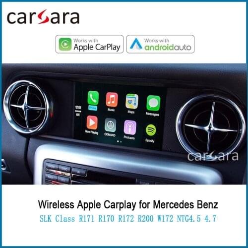 Wireless CarPlay Box for B E N Z SLK Class R171 R170 R172 R200 W172 NTG4.5 4.7 Support Smart Multimedia Screen Android Auto Maps