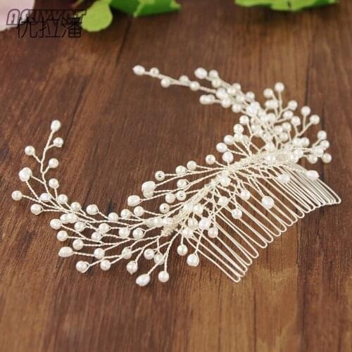Noble Bridal Wedding Wing Shaped Headdress Accessories Tiara Headband Frontlet Bridesmaid Hair Jewelry For Women Dress Up Gift