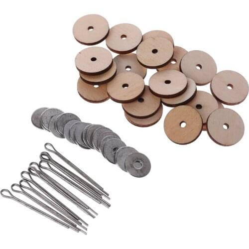 10 Sets Wood Joints Connectors For Handmade Craft Children Kids Toy DIY Scrapbooking Manual Handicraft Accessory