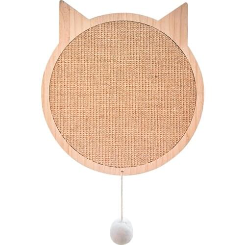 Cat Scratching Pad With Suction Cups Sisal Cat Scratcher Wall Mount Cats Kitten Scratching Board