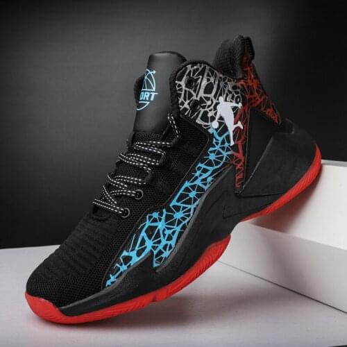 Fashion Thick Sole High top Bsketball Shoes Men Hip Hop Sneakers Outdoor Sports Shoes Men Protective High Boots Basket Trainers