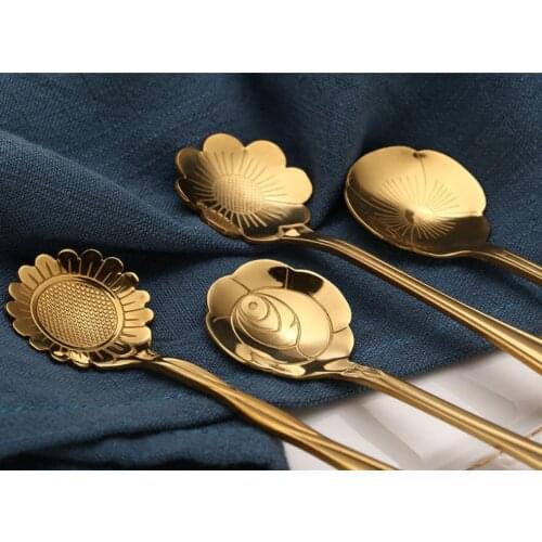 Золотые ложки Kurisuta China At AliExpress