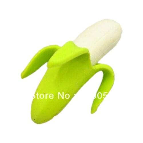 Banana Eraser/ Novelty eraser / Rubber Eraser/ kids Gifts Wholesale and Retail, Free Shipping
