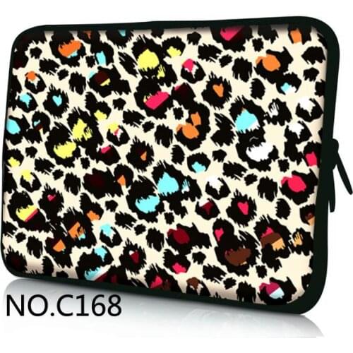 Leopard Laptop bag Sleeve Case Protective handBag Notebook For 13 14 15.6 15 17 inch Macbook Air HP Lenovo Dell Top-Handle