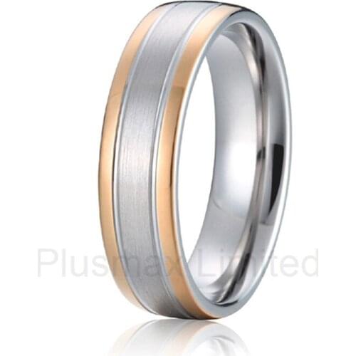 Best China jewelry factory plain simple fashion finger ring cheap pure titanium men wedding band