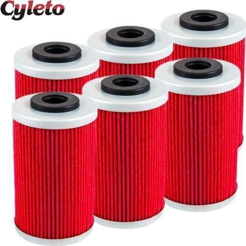 2/4/6pcs Motorcycle Oil Filter for BETA RR Enduro 4T 250 2005 2006 20078 2008 400 450 525 2005 2006 2007 2008 2009
