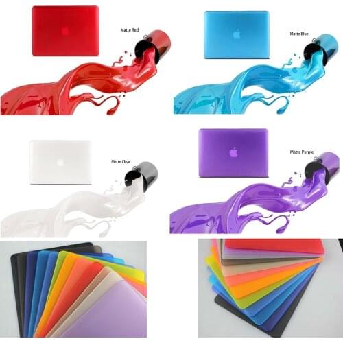 2015 NEW Matte Case For Apple macbook Air Pro Retina 11 12 13 15 inch Protector For Mac book 13.3 laptop bag