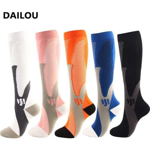 High Quality Men Compression Socks Women Black Suitable Sports Anti-Fatigue Pain Relief Nursing Socks Gifts Winter Socks Men
