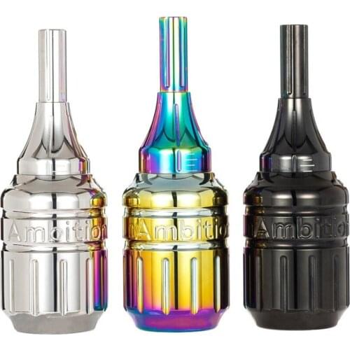 Stainless Steel Tattoo Grips Professional Adjustable Cartridge Tattoo Tube for Cartridge Machine Needle