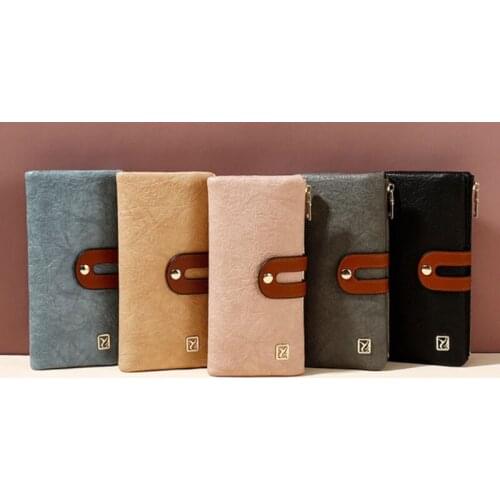 2020 New Fashion Women Wallet Purse Exquisite Portable Buckle Zipper Card Bags Clutch Multi Function Mobile Wallet Women’ s Bag