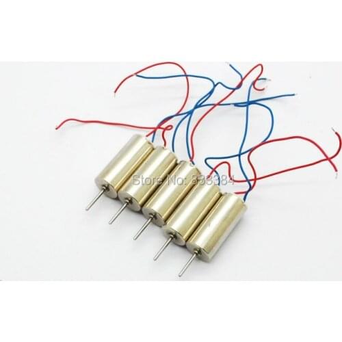 Wholesale Strong magnetic 50pcs 7x16mm 716 DC Coreless Motor 4.2V 60000rpm High speed Helicopter Model Aircraft Toy Accessories