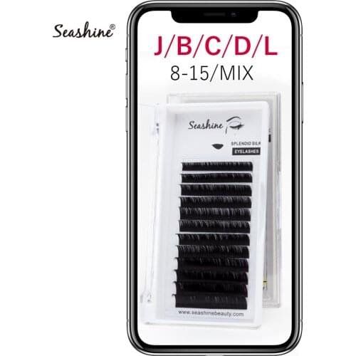 Seashine 1 Tray Eyelash Extension Individual Mink Eyelash Extension Natural Thick Soft Lashes Extension Classical False Eyelash