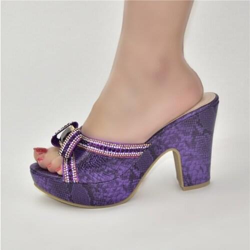 New Arrival Shoes for Wedding Women Open Toe Shoes Luxery Shoes Women Italian Women Party Pumps Decorated with Rhinestone