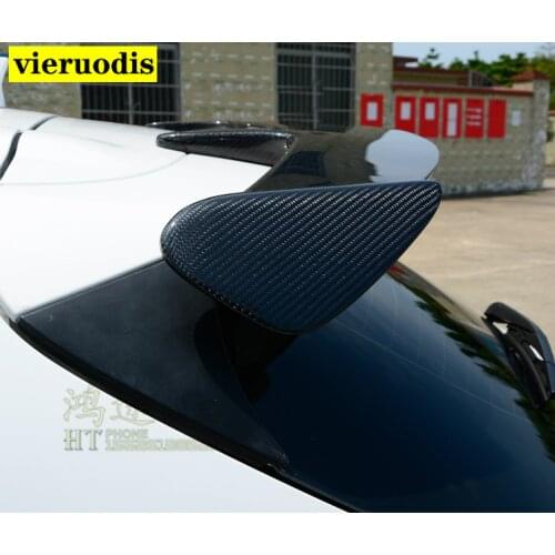 Carbon Fiber Exterior Rear Spoiler Tail Trunk Boot Wing Decoration Car Styling For Mazda 3 Axela Hatchback 2014 2015 2016 2017