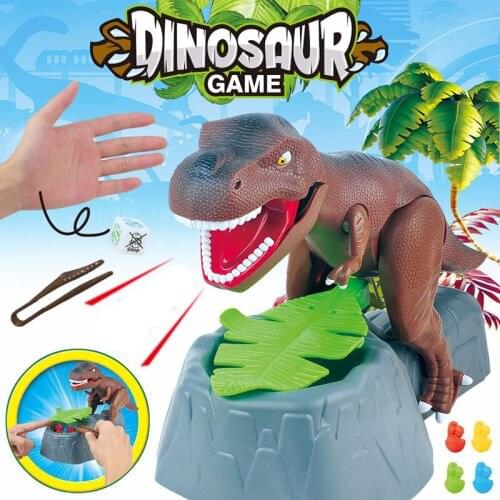 Funny Dinosaur Bite Finger Game Prank Toys Dinosaur Model Interactive Tricky Party Table Games Toys for Children
