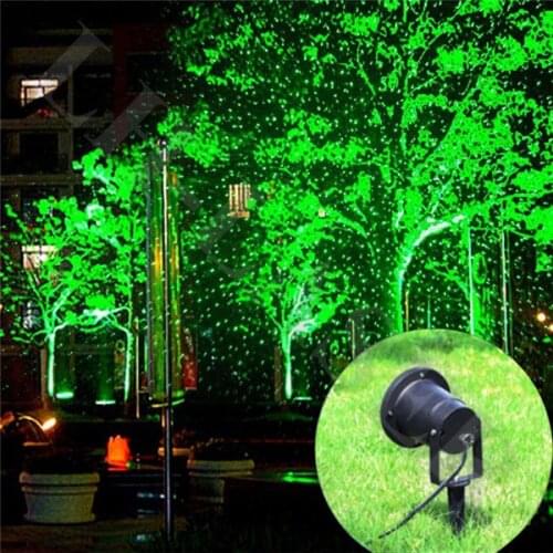 Best Price Green Waterproof Laser Projector Moving Fireworks Laser Landscape Light Garden Xmas