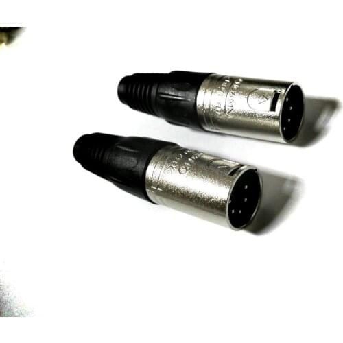 10PCS 5 Pin XLR Male Solder CONNECTOR for Microphone Cable