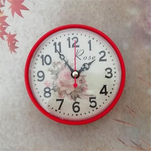 10PCS/Lot QUARTZ CLOCK INSERT 110MM ROSE Built - in Clock Insert Quartz Clock Head DIY Desk Craft Clock Accessories