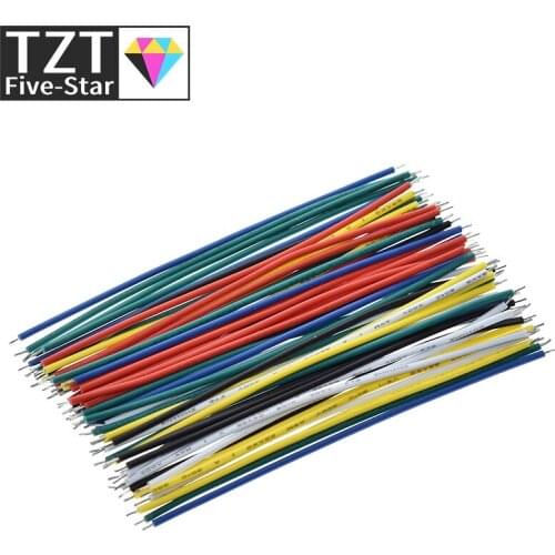 100PCS Tin-Plated Breadboard PCB Solder Cable 24AWG 10CM Fly Jumper Wire Cable Tin Conductor Wires 1007-24AWG Connector Wire