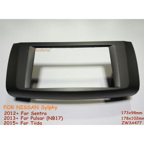 11-477 Car DVD/CD Radio Stereo Fascia Panel Frame Adaptor Fitting Kit for NISSAN Sylphy, Sentra 2012