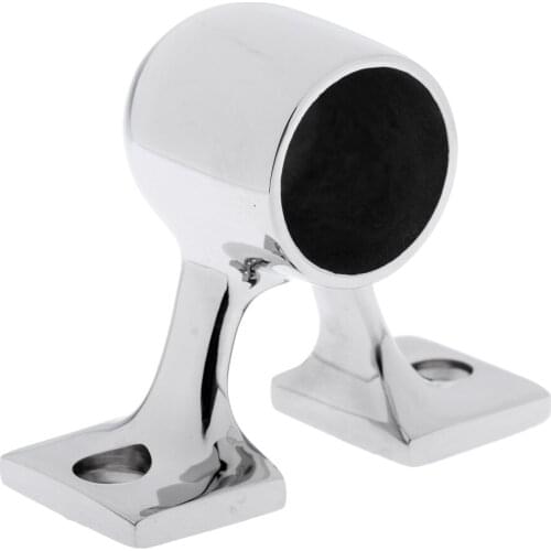 316 Stainless Steel Boat Hand Rail Fitting 1' 90 Degree End Stanchion Car Accessories