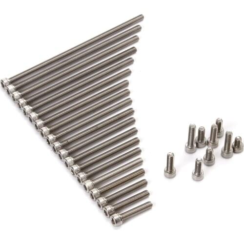 5/10pcs M6*8/10/12/14-140/150mm 304 Stainless Steel Screw Cylinder Head Hex Socket Screws DIN912 Cup Head Bolts