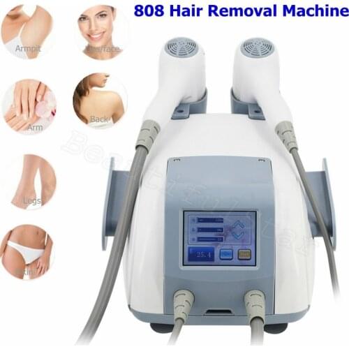 Portable Hair Removal Machine 808nm Diode Laser Ice 2 in 1 Professional Compress Depilation Instrument Skin Care Beauty Device