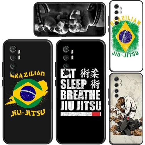 BJJ Brazilian Jiu Jitsu Case For Xiaomi Mi Note 10 Lite Mi 9 9T 10 Pro Max3 Mi 10 Ultra A3 POCO X3 NFC F2 Pro F1