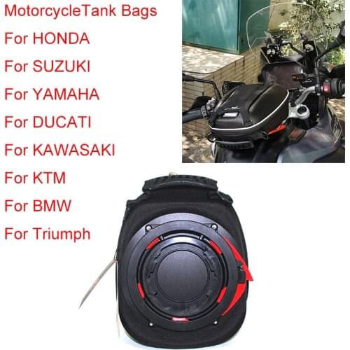 For BMW KTM KAWASAKI HONDA SUZUKI YAMAHA DUCATI Motorcycle Oil Fuel Tank Bags Pockets Mobile Phone Navigation Bag Fast Unpacking