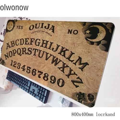 Ouija board mousepad gamer wrist rest 800x400x3mm gaming mouse pad large desk notebook accessories laptop padmouse ergonomic mat