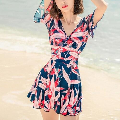 Swimsuit Belly-covering Conservative One Piece Backless Bikini Swimsuit with Steel Support Chest Pad for Swimming Pool