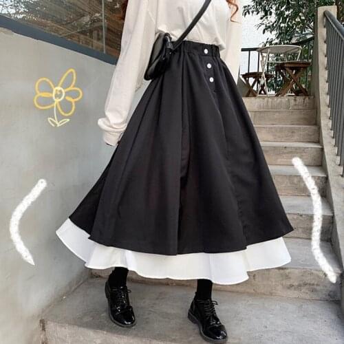 LAHQLYWN High Waist Skirts For Women