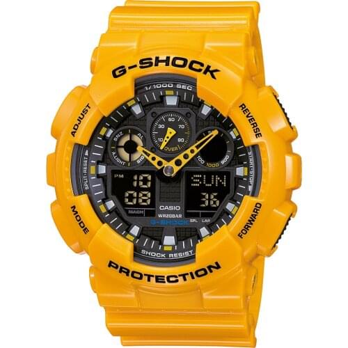 Casio GA-100A-9ADR Men Wristwatch Clock