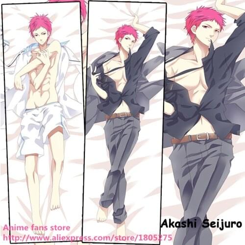 Cool Japanese Anime Pillowcase Kuroko no Basuke Basketball Akashi Seijuro decorative Hugging Body Pillow Case Cover