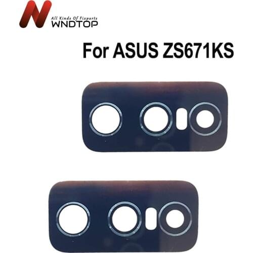 Original Rear Back Camera Lens Glass For Asus Zenfone 7 Pro ZS671KS Camera Lens For Asus ZS671KS Camera Lens Glass