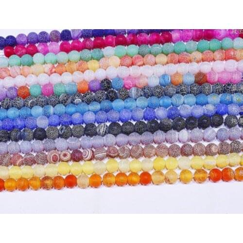 Natural Stone Weathered stone bead Strand For Jewelry Making Diy Bracelet Necklace 15inches