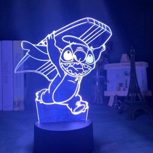 Factory Direct Sales 3d Table Acrylic Bedroom Decorative 3d Led Desk Lamp Christmas Gift Childrens Toys Led Light