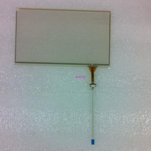 5PCS/LOT 7" four-wire 165*100 resistance touch screen compatible for GPS DVD car audio navigation Clarion RoadRover universally