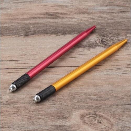 Manual eyebrow permanent makeup pen tattoo machine Microblading Tebori Pen eyebrow manual pen for Round Needles