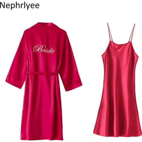 Sexy Burgundy robe bride kimono satin robe women Bathrobe wedding robe sister mother of the bride bridesmaid robes