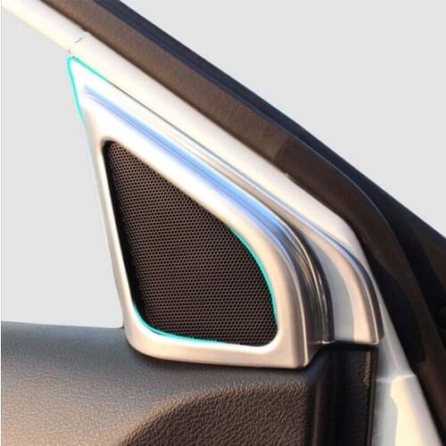 STYO Car ABS Interior Door Stereo Speaker Cover Trim 2pcs For LHD Suzuk1 Vitara Escudo 2016 -2018