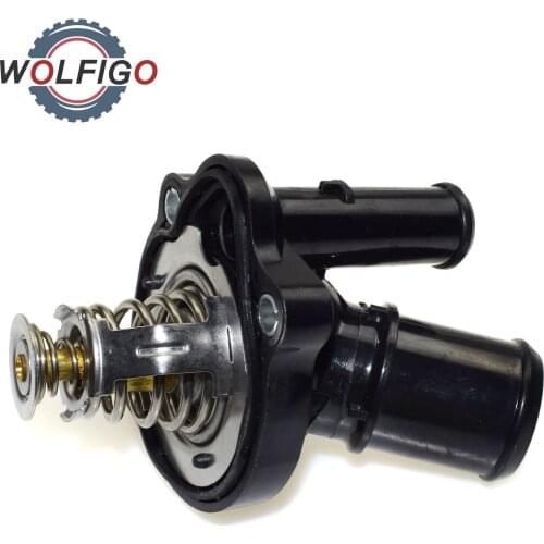 WOLFIGO Engine Coolant Thermostat for Ford Escape Focus Fusion Lincoln MKZ Mercury Milan 3M4Z-8575-B 1374191 1462483 1475495
